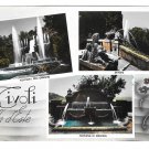 Italy Tivoli Villa D'Este Fountains Gardens Alterocca Terni Multiview RPPC 4X6 Postcard