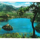 Slovenia Yugoslavia Lake Bled Island Panorama Birds Eye View Alps 4X6 Postcard Slovenia Yugoslavia Lake Bled Island Panorama Birds Eye View Alps 4X6 Postcard
