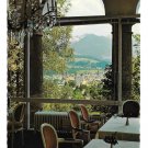Austria Tirol Hotel Schloss Lebenberg Window View Kitzbuhel Hans Mayr 4X6 Postcard