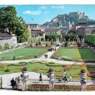 Austria Salzburg Mozartstadt Mirabell Garden Fortress Festung Hohensalzburg 4X6 Postcard