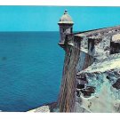 US Puerto Rico Entrance San Juan Harbor Castillo San Filipe del Morro Vntg Postcard