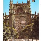Spain Saville Puerta Cathedral Conception Gates Savilla Church 1965 4X6 Postcard