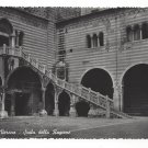 Verona Italy Scala Della Ragione Palace Stairs Giani Ferrari RPPC 4X6 Postcard