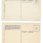 WY Yellowstone Park Punch Bowl Spring Morning Glory Pool 2 Haynes Vntg Linen Postcards