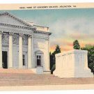 Arlington National Cemetery VA Tomb of Unknown Soldier Postcard Reynolds Linen