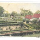 VA Mount Vernon Flower Garden George Washington Estate MVA Postcard Vtg 1920