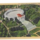 VA Arlington Memorial Amphitheatre Aerial View Linen Postcard B S Reynolds