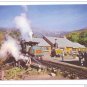 Mt Washington NH 2 Cog Railway Postcards Train at Skyline Marshfield Base