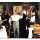 France Napoule Plage Restaurant La Mere Terrats Musicians Singer 4X6 Postcard