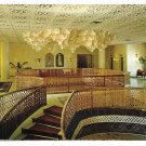 Isfahan Iran Shah Abbas Hotel Interior 10R Air Mail on postcard to US 1972
