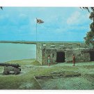 GA Fort Frederica St Simons Island Georgia Cannon National Monument Vtg Postcard