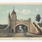 La Porte St. Louis Gate Quebec Canada 1935 PECO Photogelatine Engraving Postcard