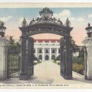 Palm Beach Fla Entrance to Whitehall Home of Mrs. H.M. Flagler 1917 H&W.B. Drew Co
