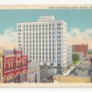 Water and Williams Streets Decatur IL Gushard Dept. Store 1947 Linen Postcard