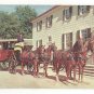 Powel Coach Mount Vernon VA Horse Drawn Carriage 1966 CAPSCO Postcard
