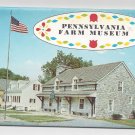 Pennsylvania Farm Museum Landis Valley Postcard Folder Weaving Quilting Pottery