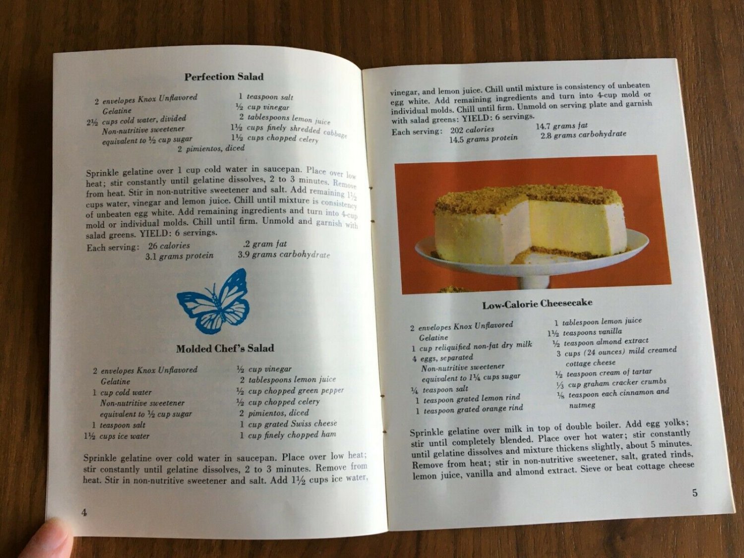 Delicious Desserts For Dieters By Knox Gelatine Recipe Booklet