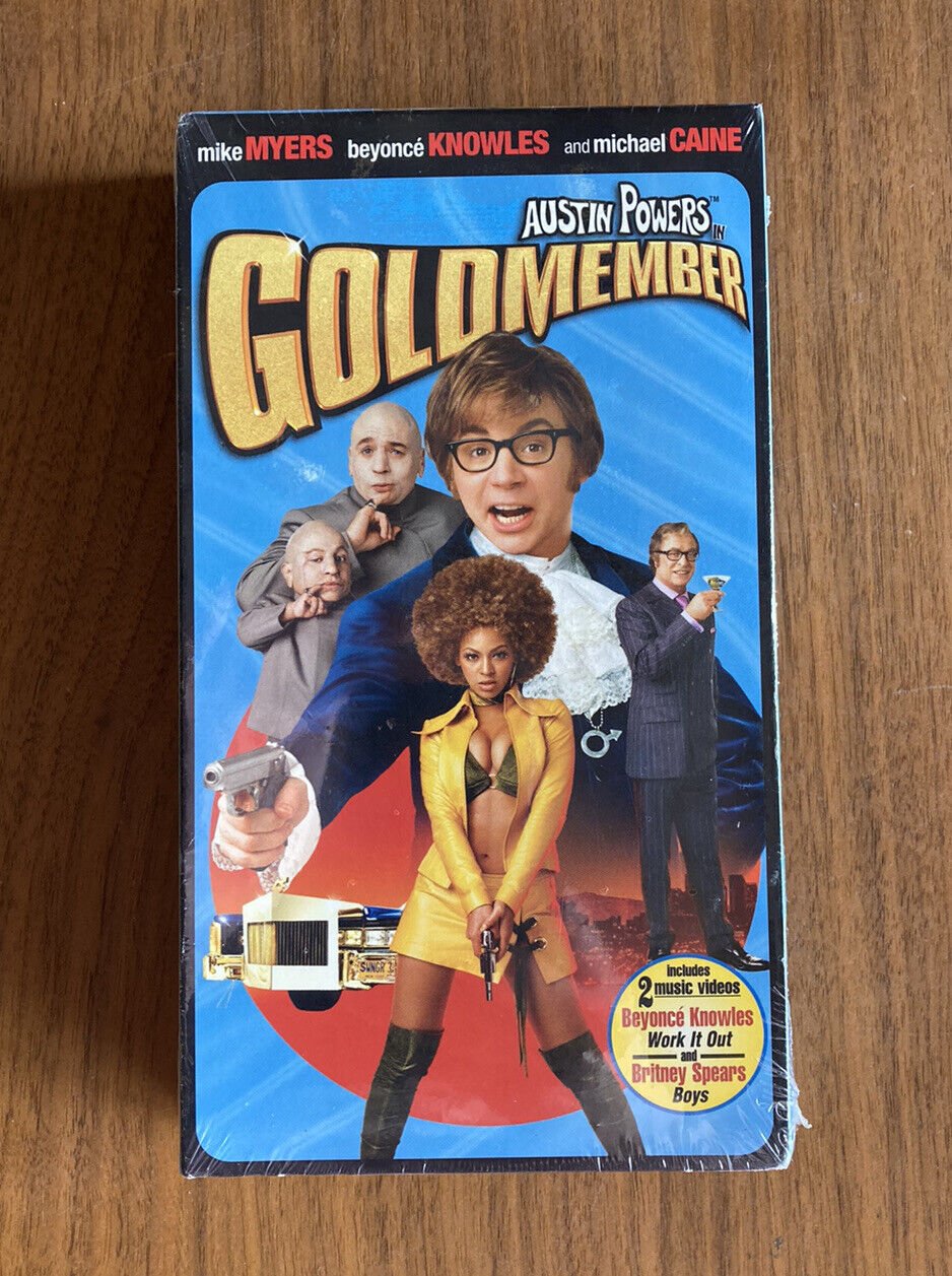 Austin Powers: Goldmember Movie VHS Mike Myers Beyoncé Knowles NEW Sealed