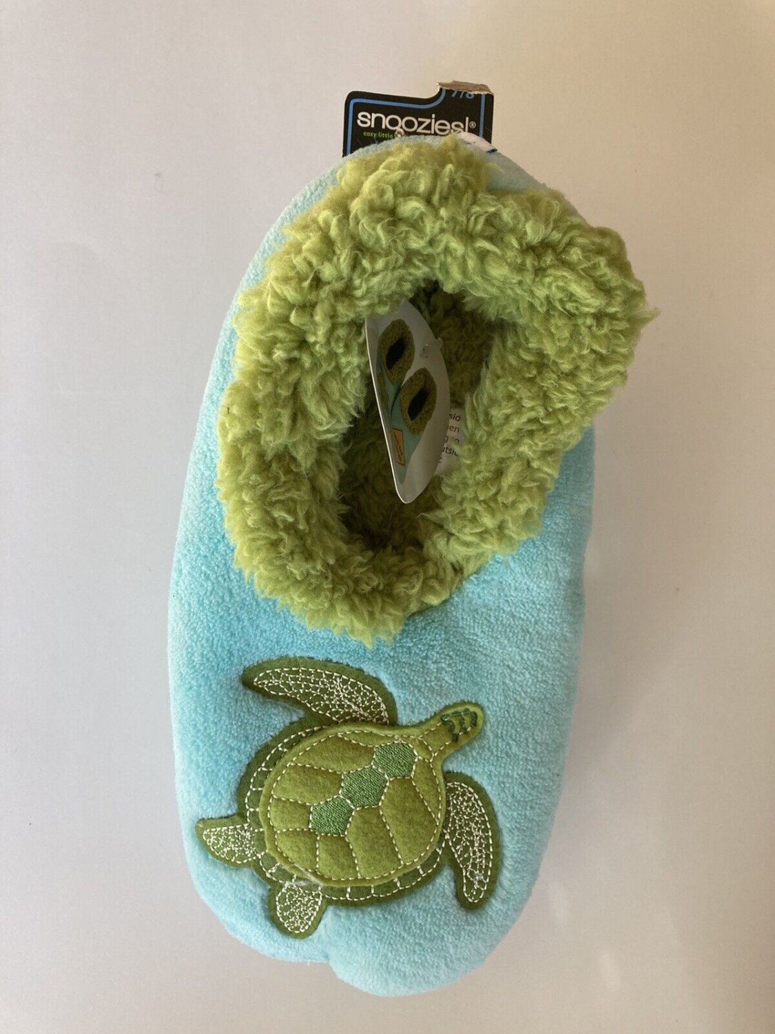 Save The Turtles Snoozies Slippers Size Medium (78)