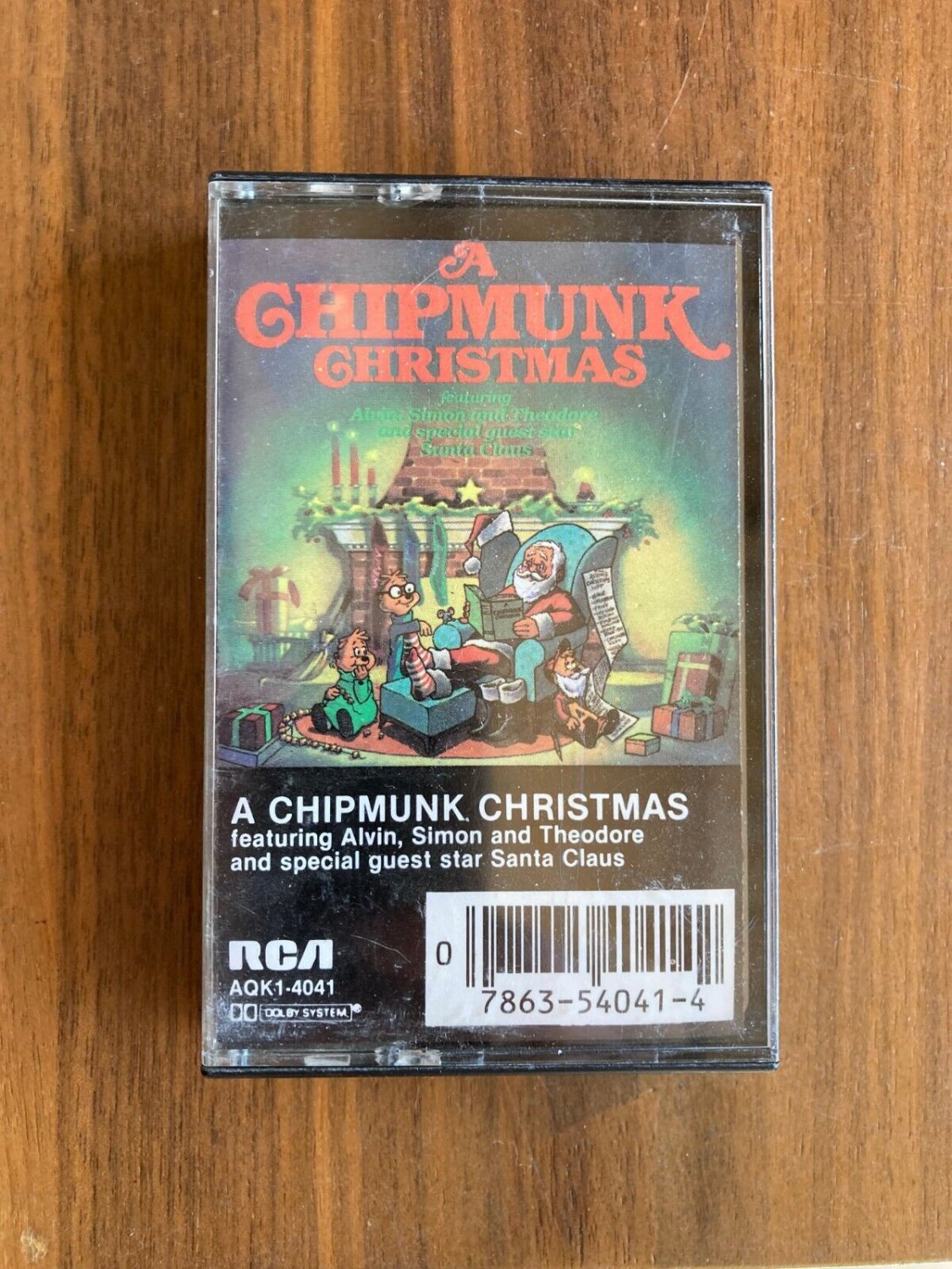 A Chipmunk Christmas Alvin And The Chipmunks Music Cassette Tape