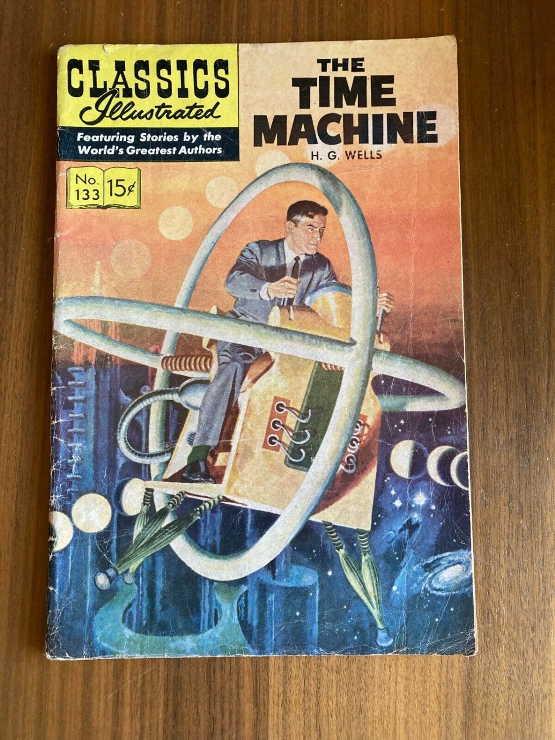 The Time Machine H.G. Wells Classic Illustrated Comic Book No 133