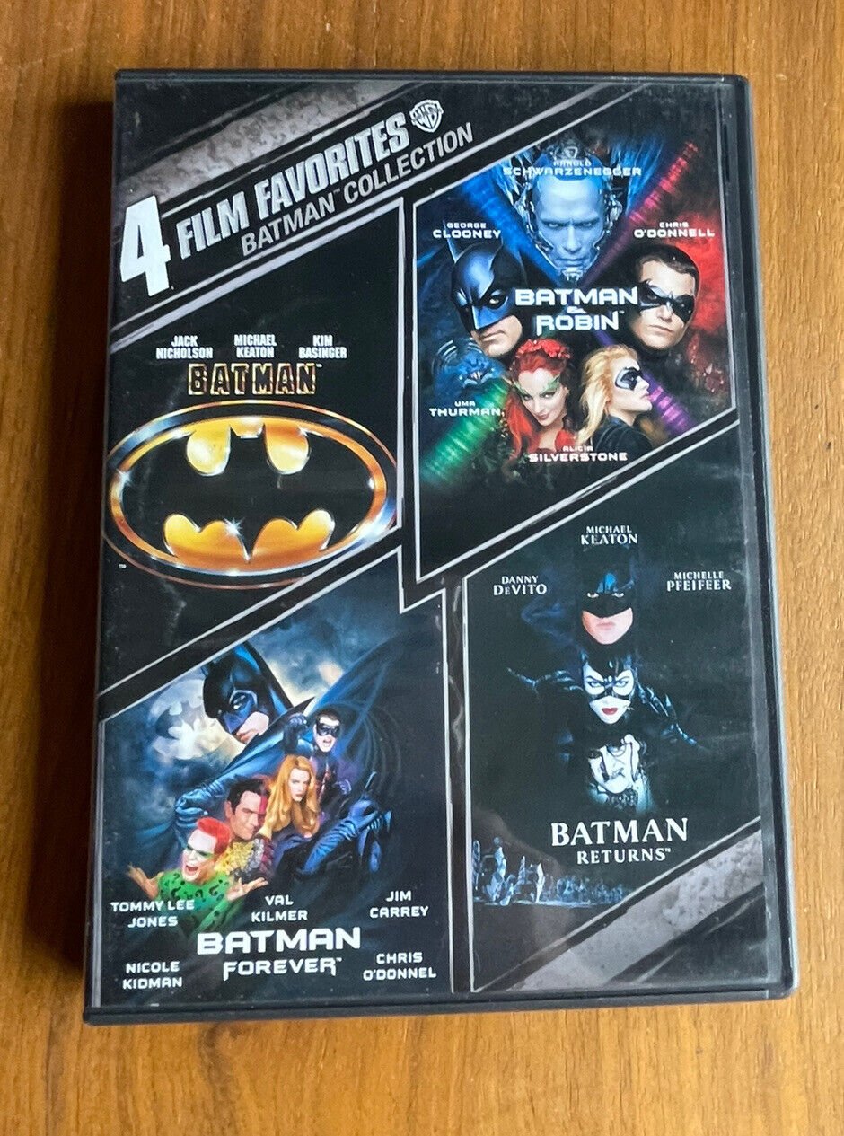 Batman Movie Collection On Dvd Batman Batman Returns Batman Forever