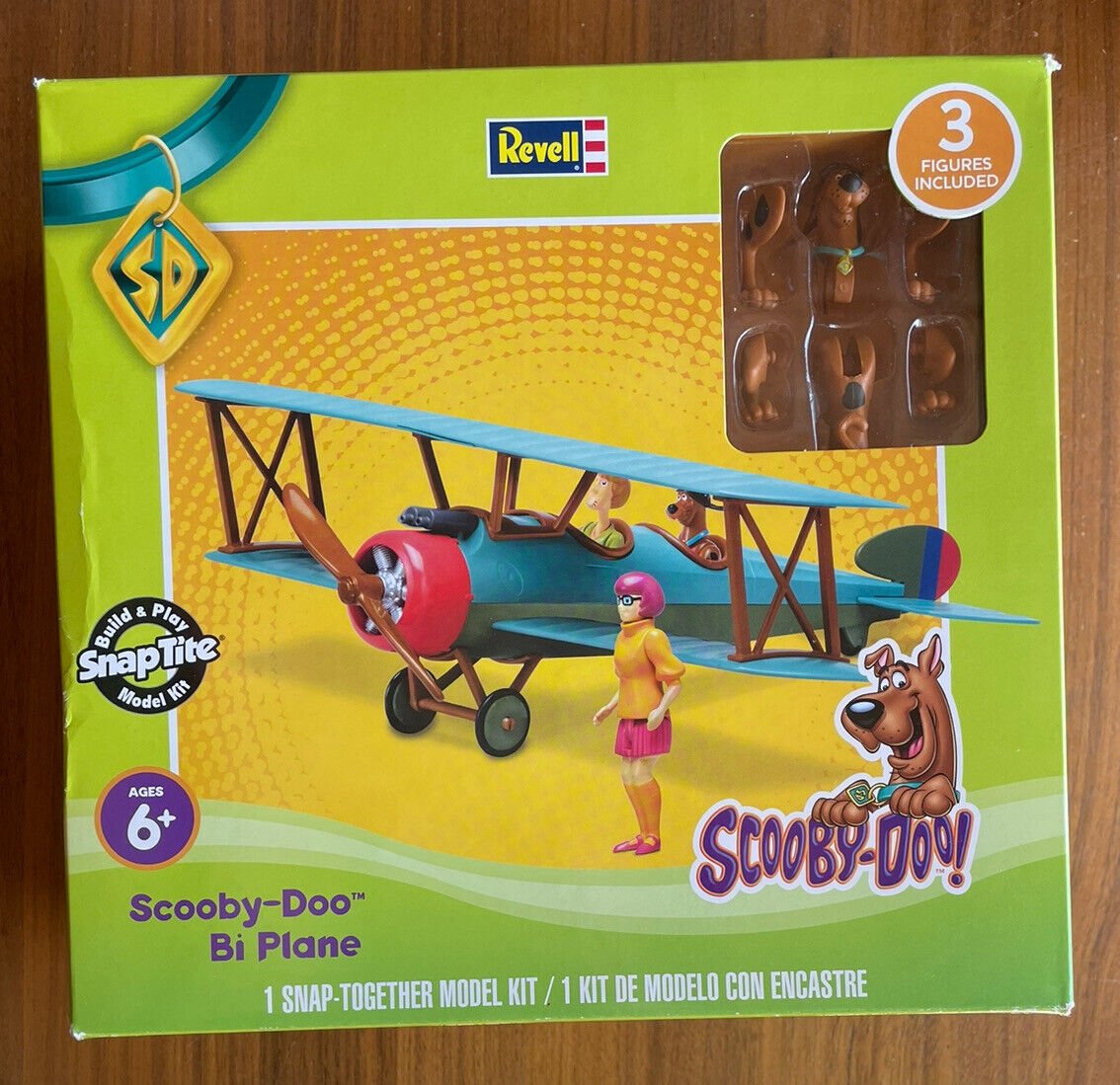 Revell Scooby-Doo Bi Plane SnapTite Model Kit 85-1770 New In Box