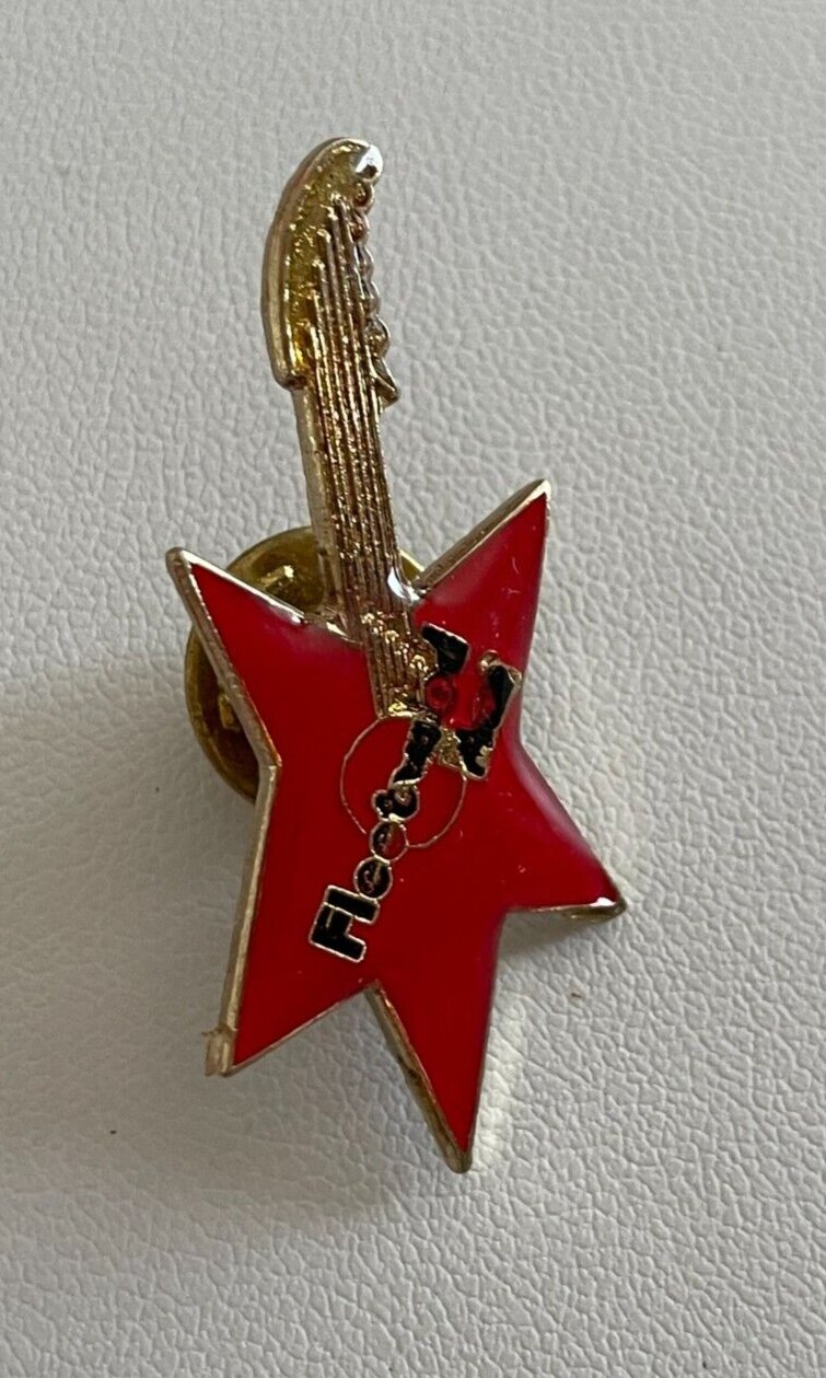 Fleetwood Mac Guitar Pin Rock Band Music Pin