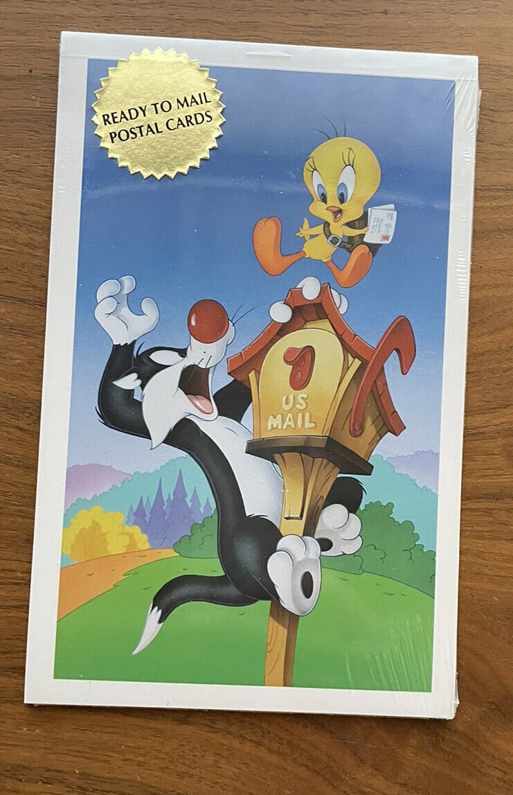 Looney Tunes Sylvester & Tweety Bird Postal Cards Sealed Pack Of 10