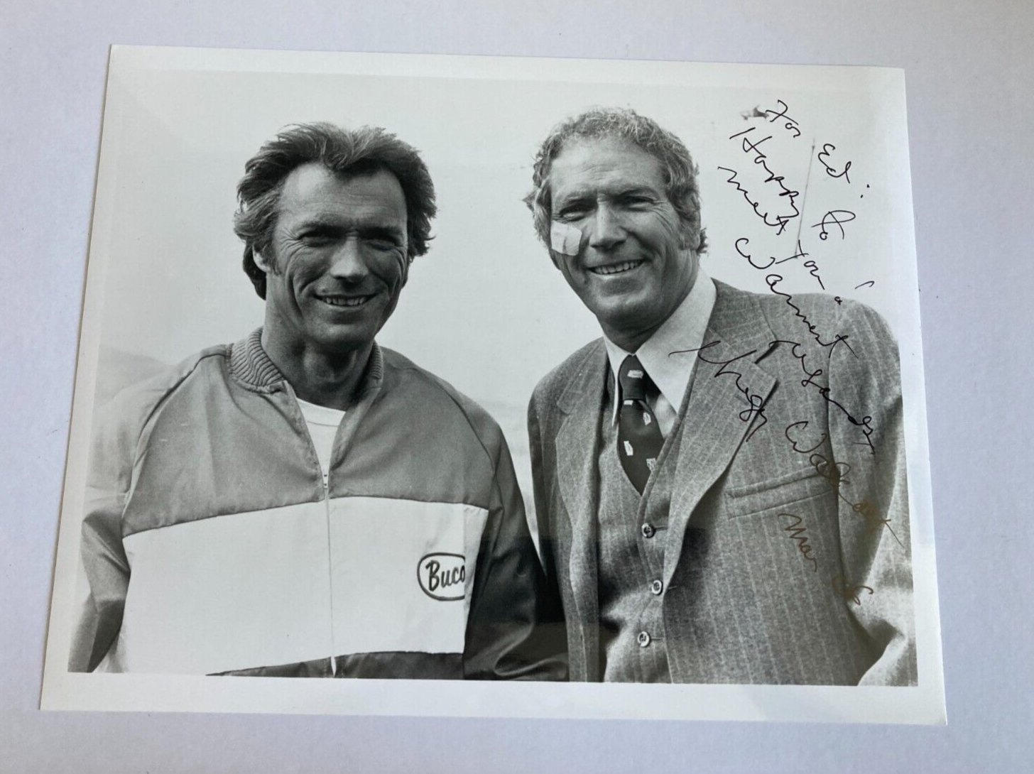 Clint Eastwood And Gregory Walcott Photo Signed Autographed By Gregory ...