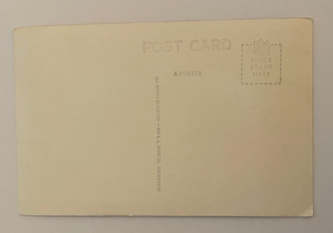 Trees For Tomorrow Conservation Camp Postcard Eagle River Wisconsin RPPC