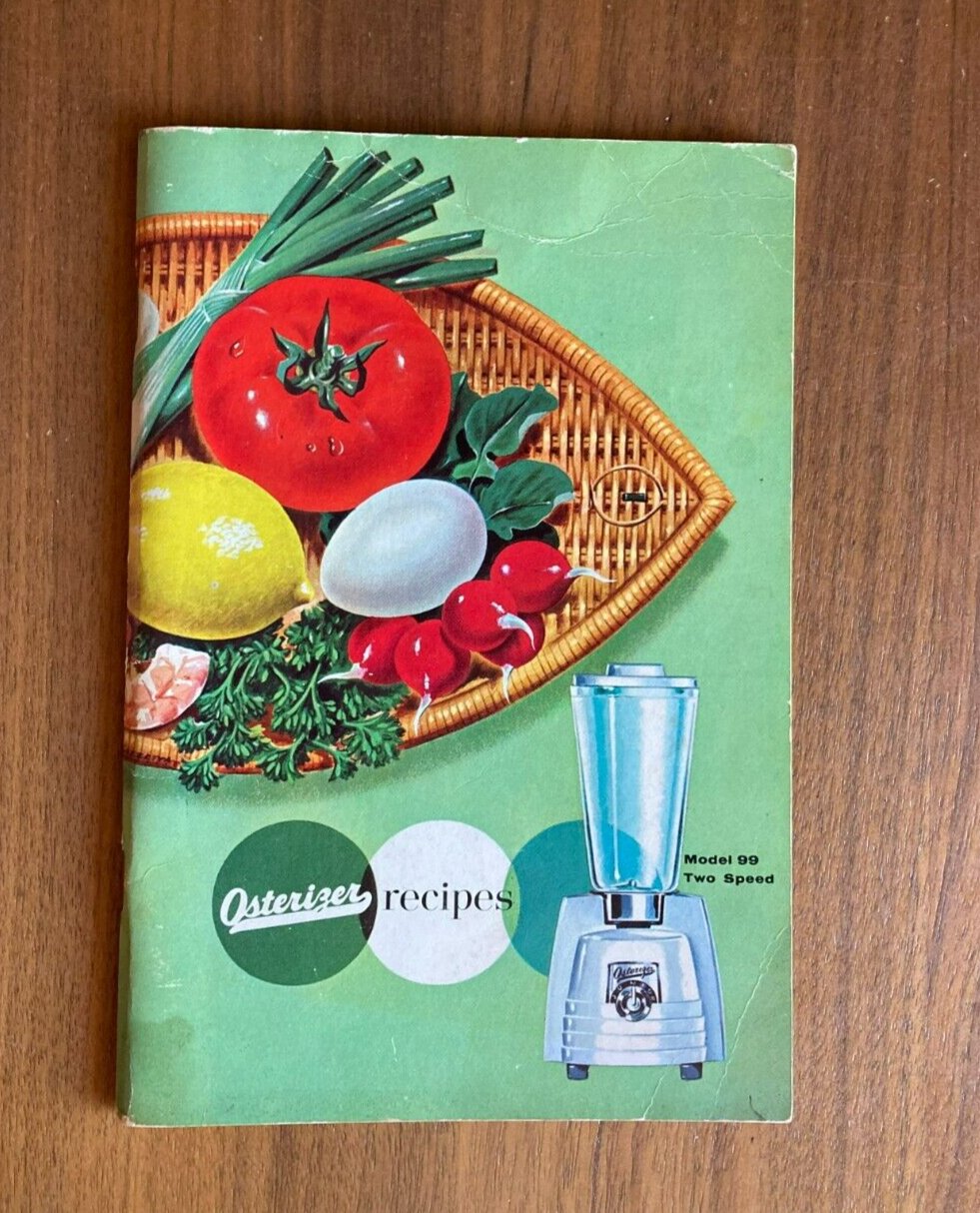 Osterizer Model 99 Two Speed Recipes Booklet 1958