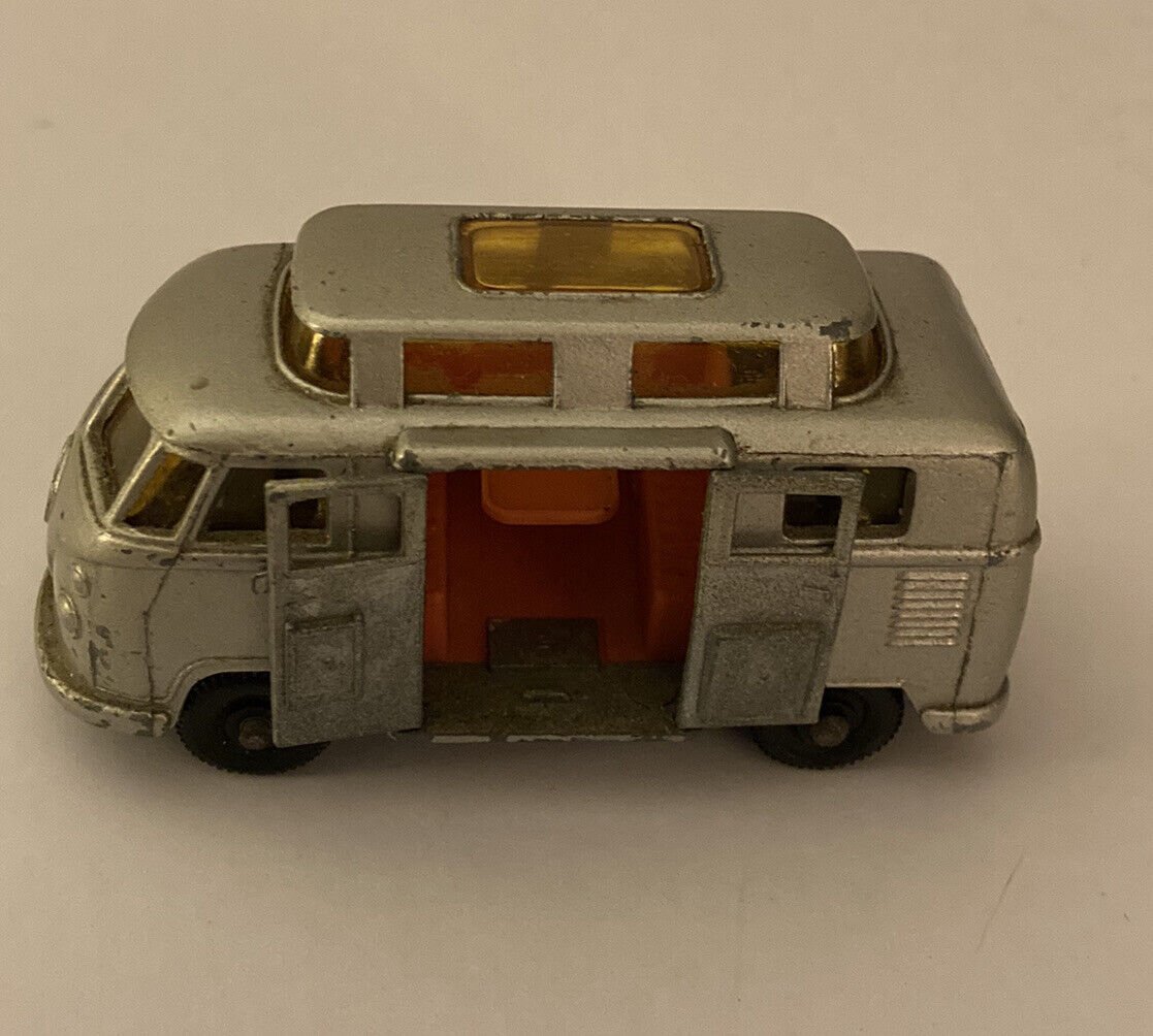 Vintage Lesney Matchbox Series 34 Volkswagen Camper Made In England