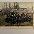 Morning Drill Sailors From U.S. Man O War Postcard Morning Drill Sailors From U.S. Man O War Postcard
