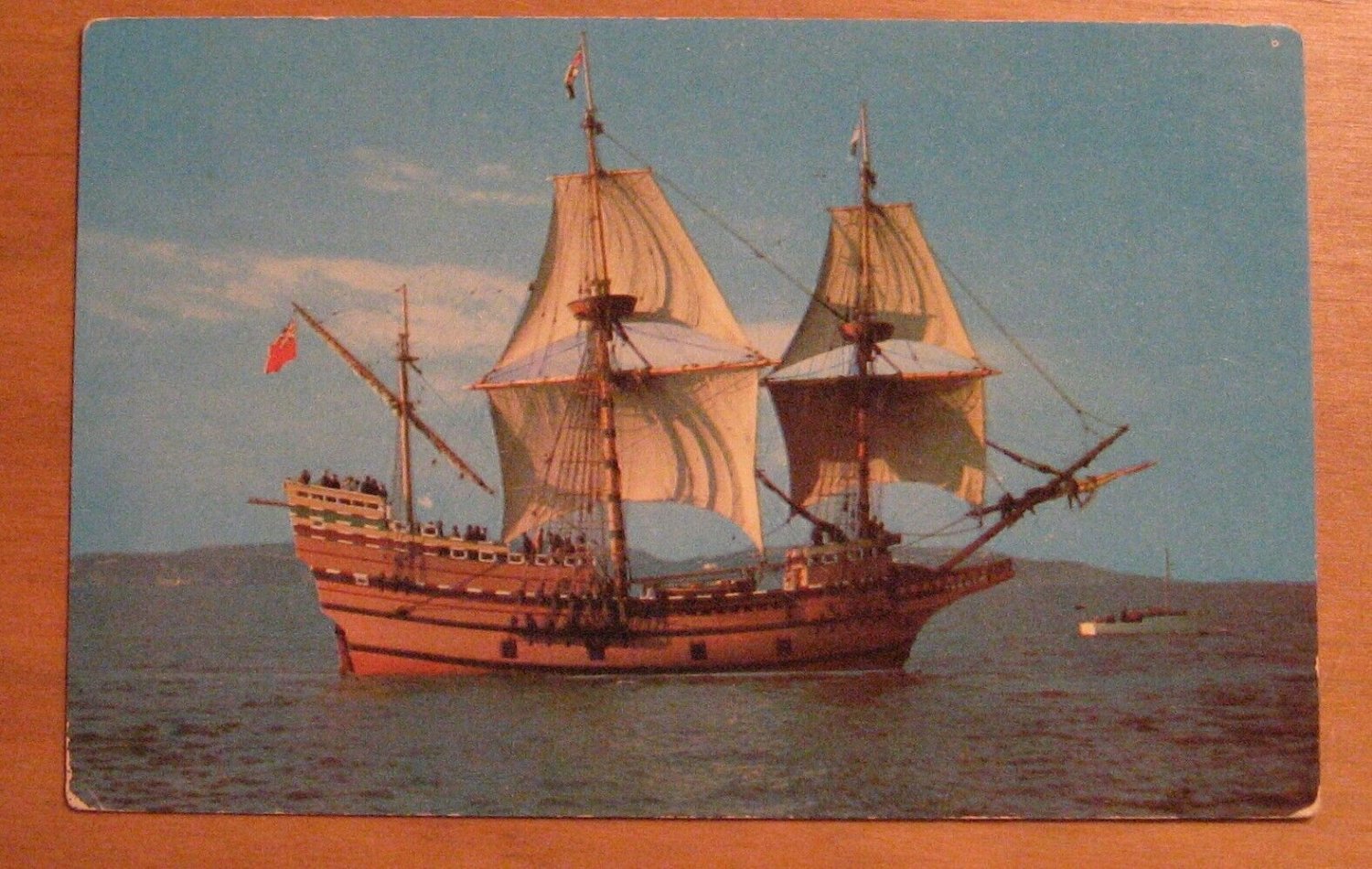 Mayflower II Ship Plimoth Plantation Plymouth Mass Postcard Unposted