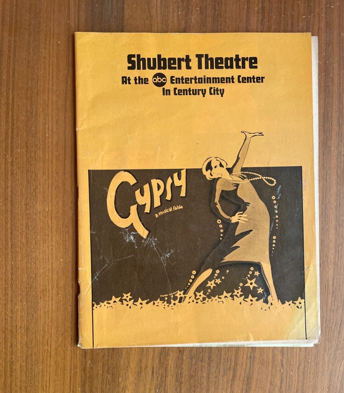 Shubert Theatre At ABC Entertainment Center Century City Gypsy Playbill
