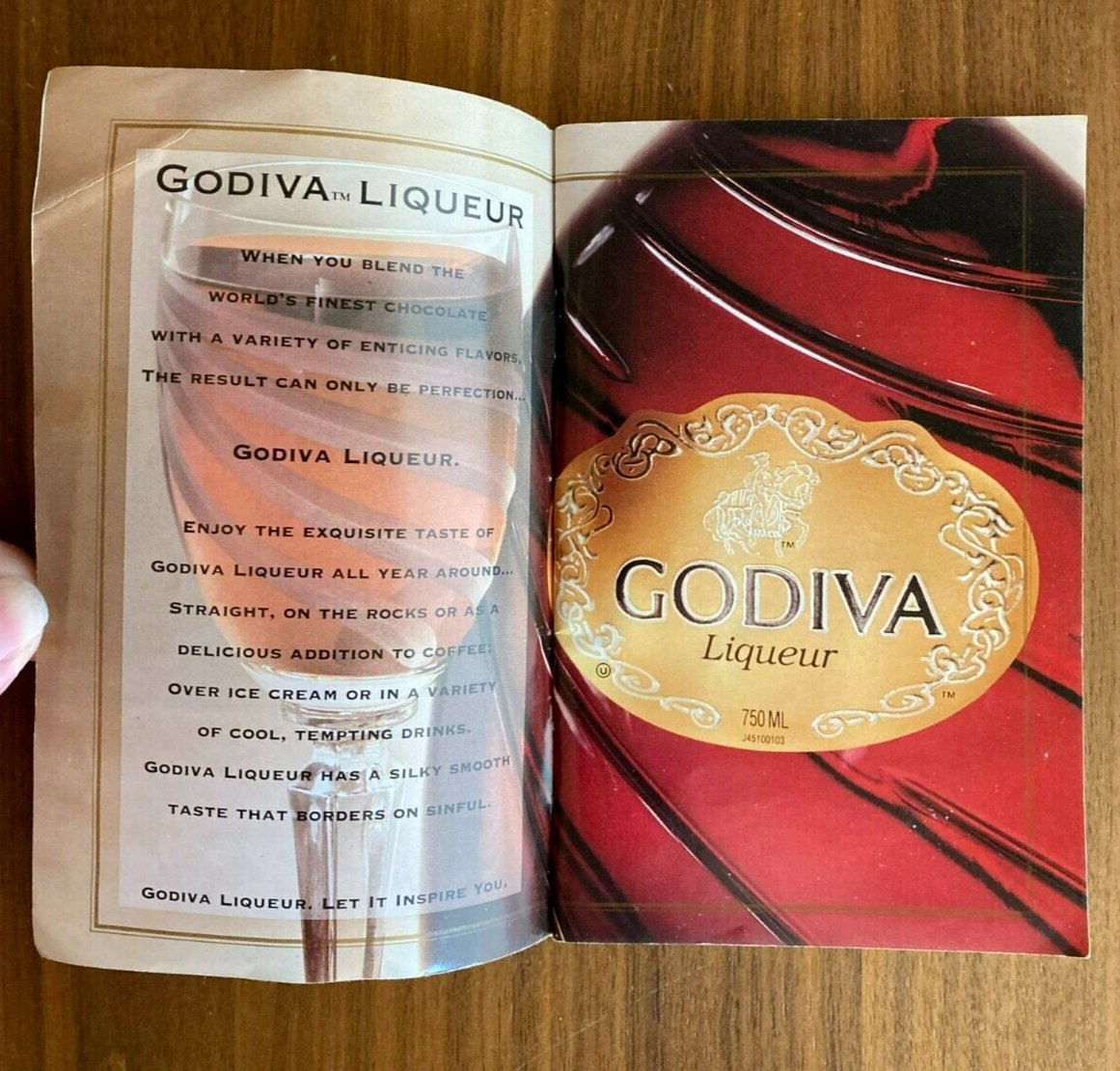 Godiva Liqueur Drink & Dessert Collection Recipe Booklet