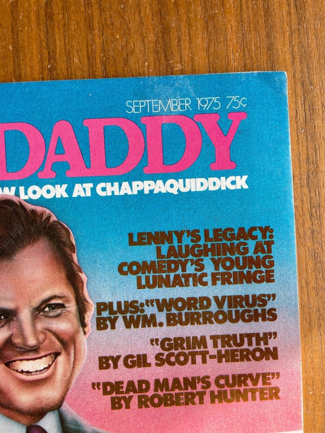 Crawdaddy Magazine September 1975 Ted Kennedy Cover