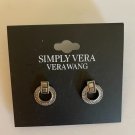 Simply Vera Wang Small Decorative Circle Earrings Simply Vera Wang Small Decorative Circle Earrings