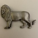 Lion Cat Brooch Pin Silver Tone Lion Cat Brooch Pin Silver Tone