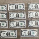 Lot Of 11 $2 Dollar Bills Sequential United States Note $2 Lot Of 11 $2 Dollar Bills Sequential United States Note $2