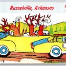 Hello From Russelville Arkansas Merrick Motel Postcard Hello From Russelville Arkansas Merrick Motel Postcard
