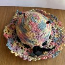Crochet Hat Sewing Pin Cushion With Two Lady Bug Pins Vintage Crochet Hat Sewing Pin Cushion With Two Lady Bug Pins Vintage