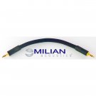 Milian Acoustics 6 Inch 3.5mm Mini Plug OFC Headphone Amplifier Interconnect Cable