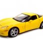 2005 CHEVROLET CORVETTE C6 COUPE YELLOW 1:18 MODEL