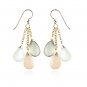 GOLDFILLED MOONSTONE DANGLEEARRINGS