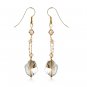 GOLD-FILLED COSMIC GOLDENSHADOW LONG EARRINGS.