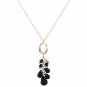 GOLD-FILLED BLACK ONYX NECKLACE
