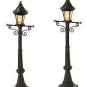 Dept 56 Village Uptown Street Lights Set 2 #809331 BRAND NEW Free Shipping