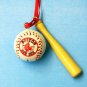 Boston Red Sox Ball and Bat Ornament BRAND NEW Free Shipping !!